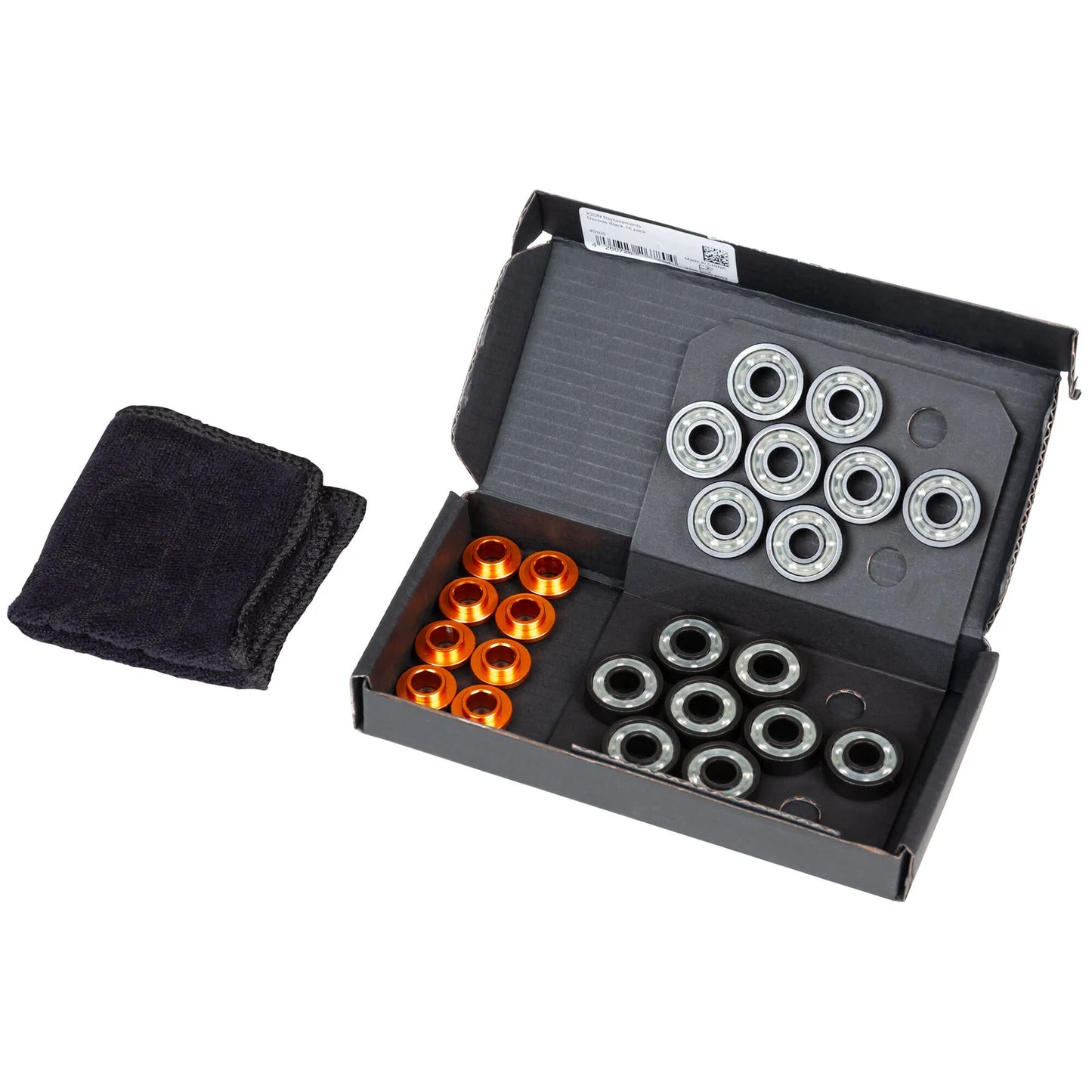 IQON Decode Black bearings for inline skating with low-friction performance