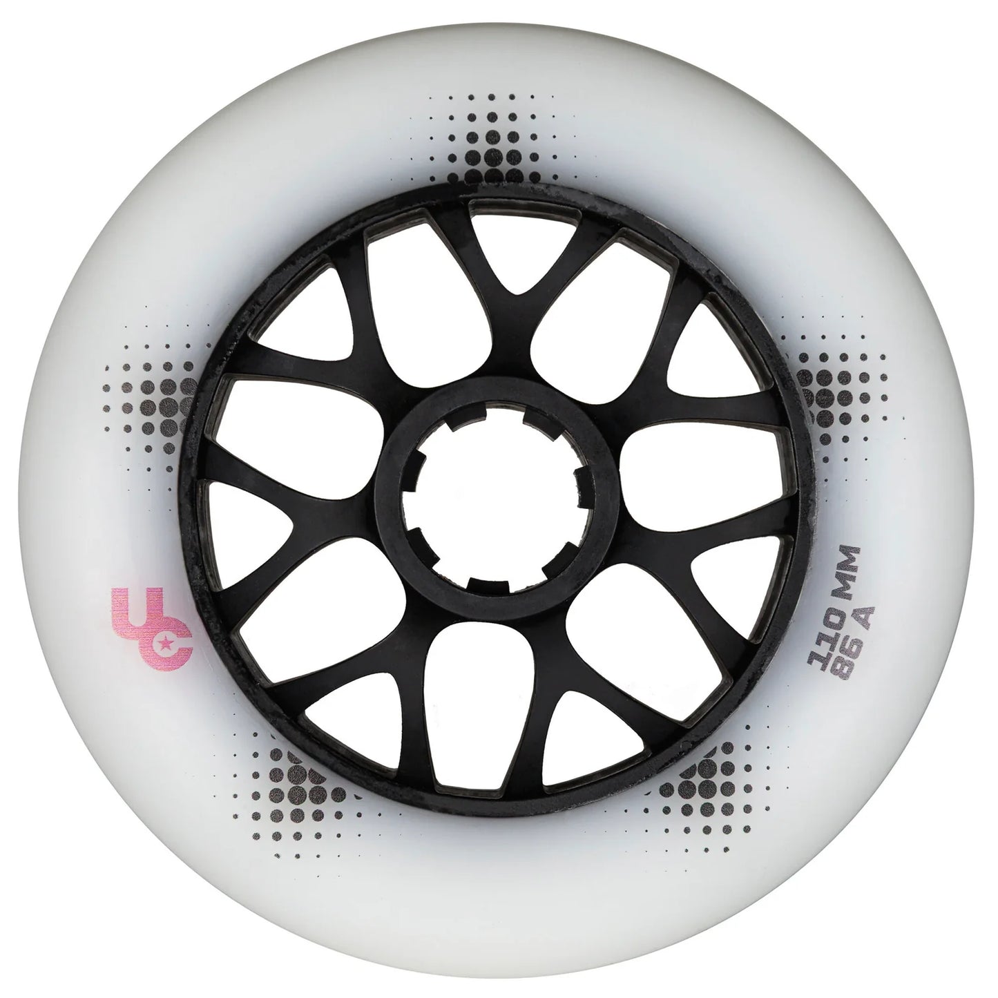 Team PRO 110mm/86A White, 3-Pack
