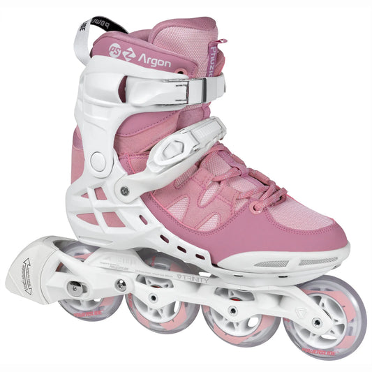 Powerslide Phuzion Argon Rose 80 fitness inline skates with TRINITY X frame and memory liner