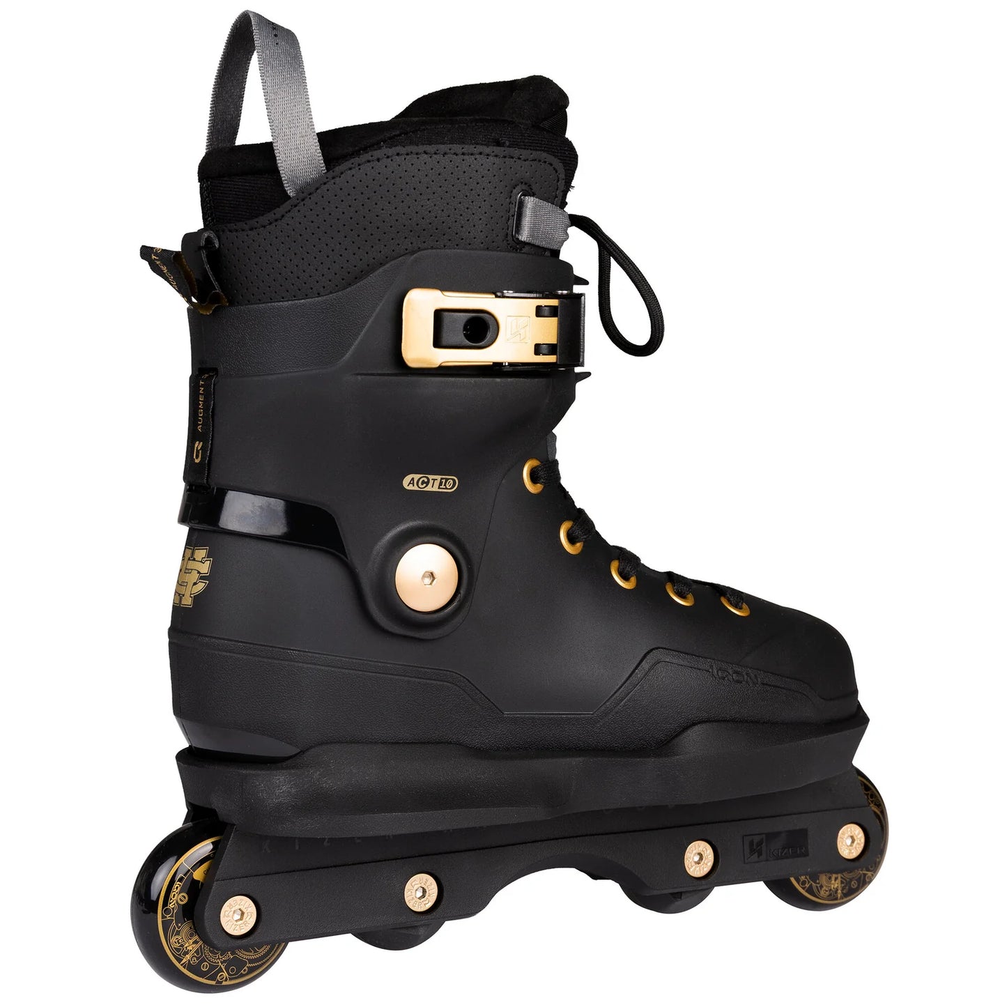 IQON ACT AG Chad Hornish aggressive skates with Kizer Fluid frames