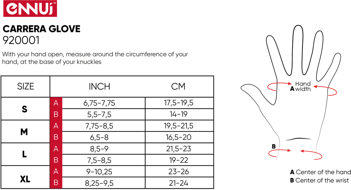 Guantes Carrera