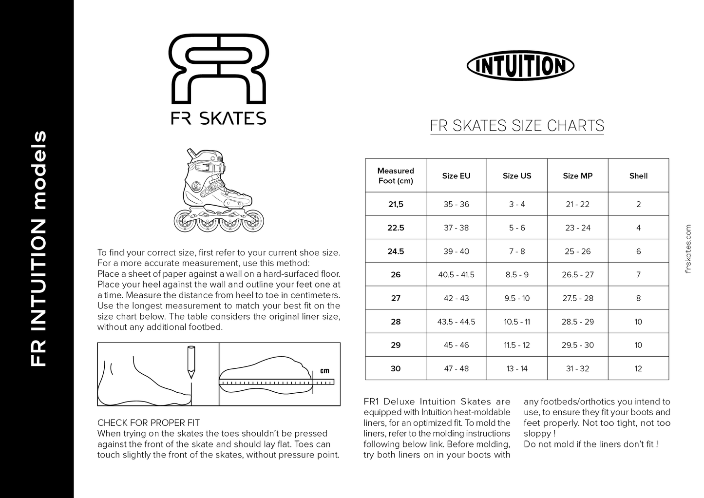 FR Skates - FR1 80 Deluxe Intuition White 2025