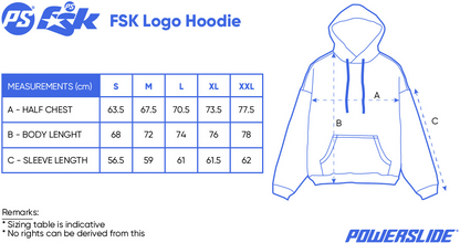 FSK Logo Hoodie Black