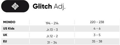 Glitch adj. Grey/Black