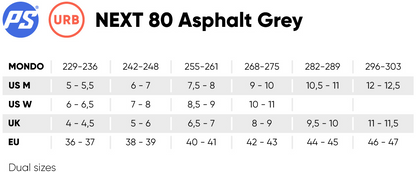 Next 2.0 80 PDS Asphalt Grey