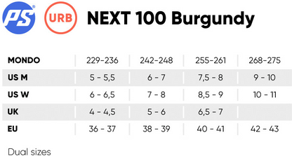 Next 100 Burgundy