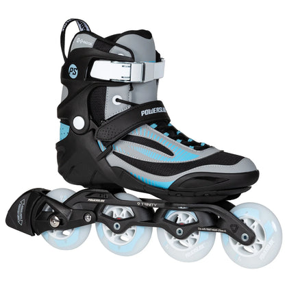 Powerslide Phuzion Radon Slate Grey 84 fitness inline skates with TRINITY mounting and 84mm wheels