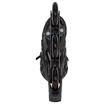Powerslide Phuzion Argon Road Black 110 fitness inline skates with TRINITY frame and 3x110 mm wheels