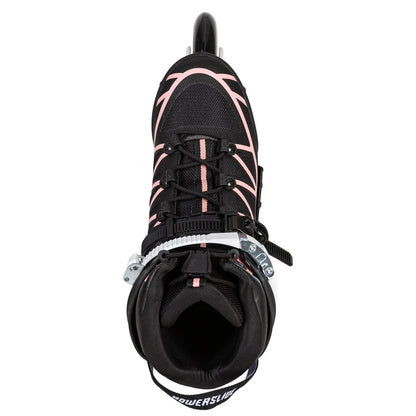 Powerslide Phuzion Argon Coral 100 fitness inline skates with TRINITY mount and 3x100mm wheels