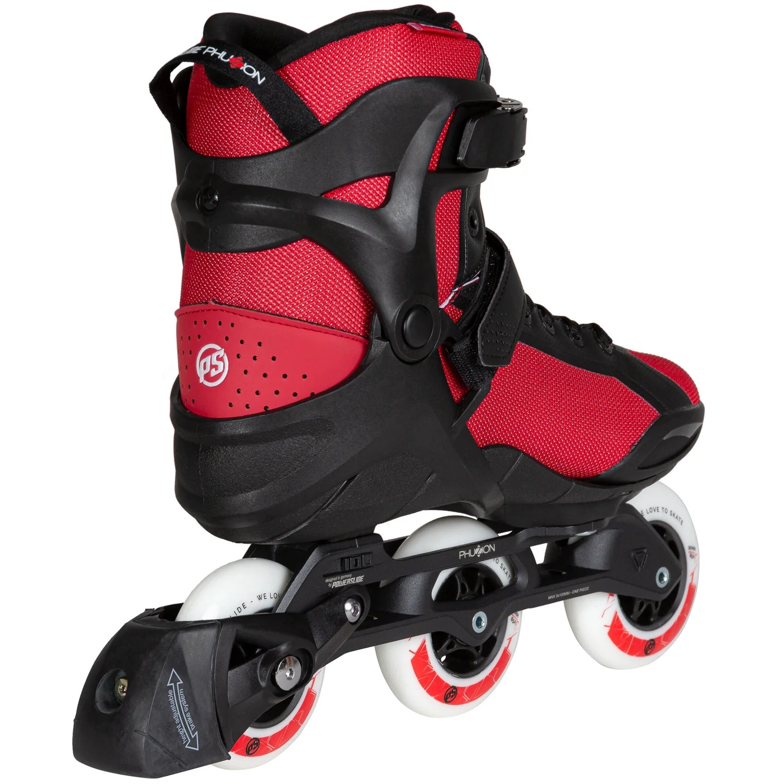 Powerslide Phuzion Radon 3x90 men fitness inline skates with TRINITY X frame and 90 mm wheels