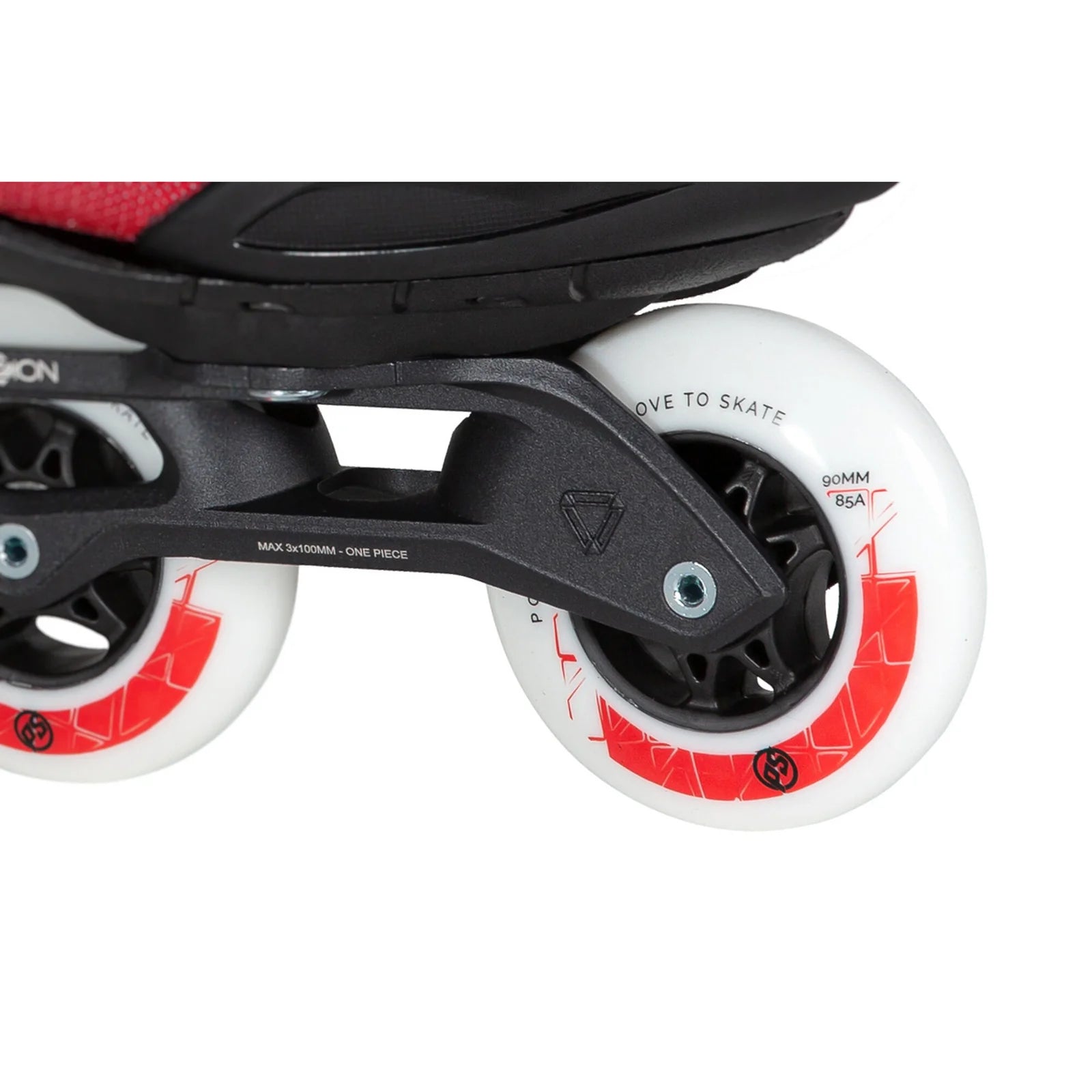 Powerslide Phuzion Radon 3x90 men fitness inline skates with TRINITY X frame and 90 mm wheels
