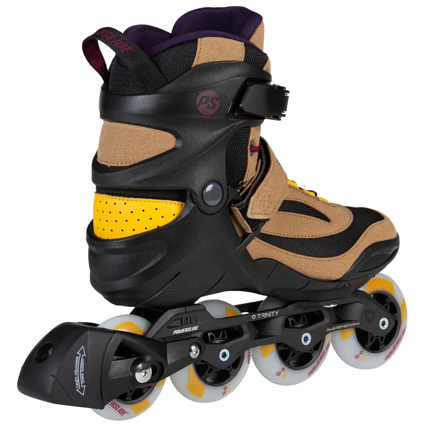 Powerslide Phuzion Radon Umber 80 fitness inline skates for comfort and workout performance