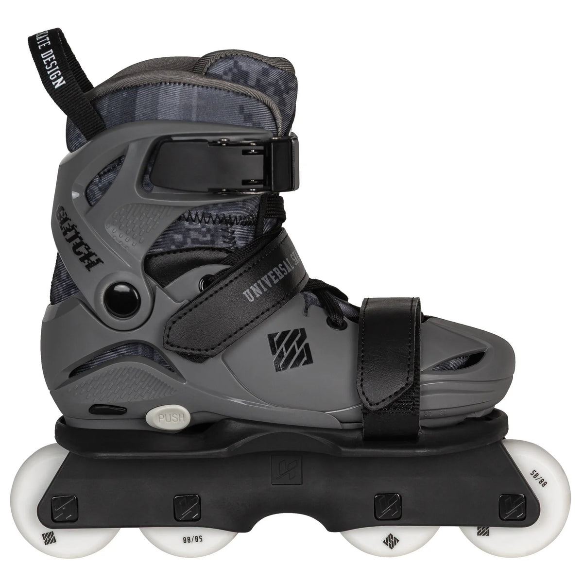 Glitch adj. Grey/Black