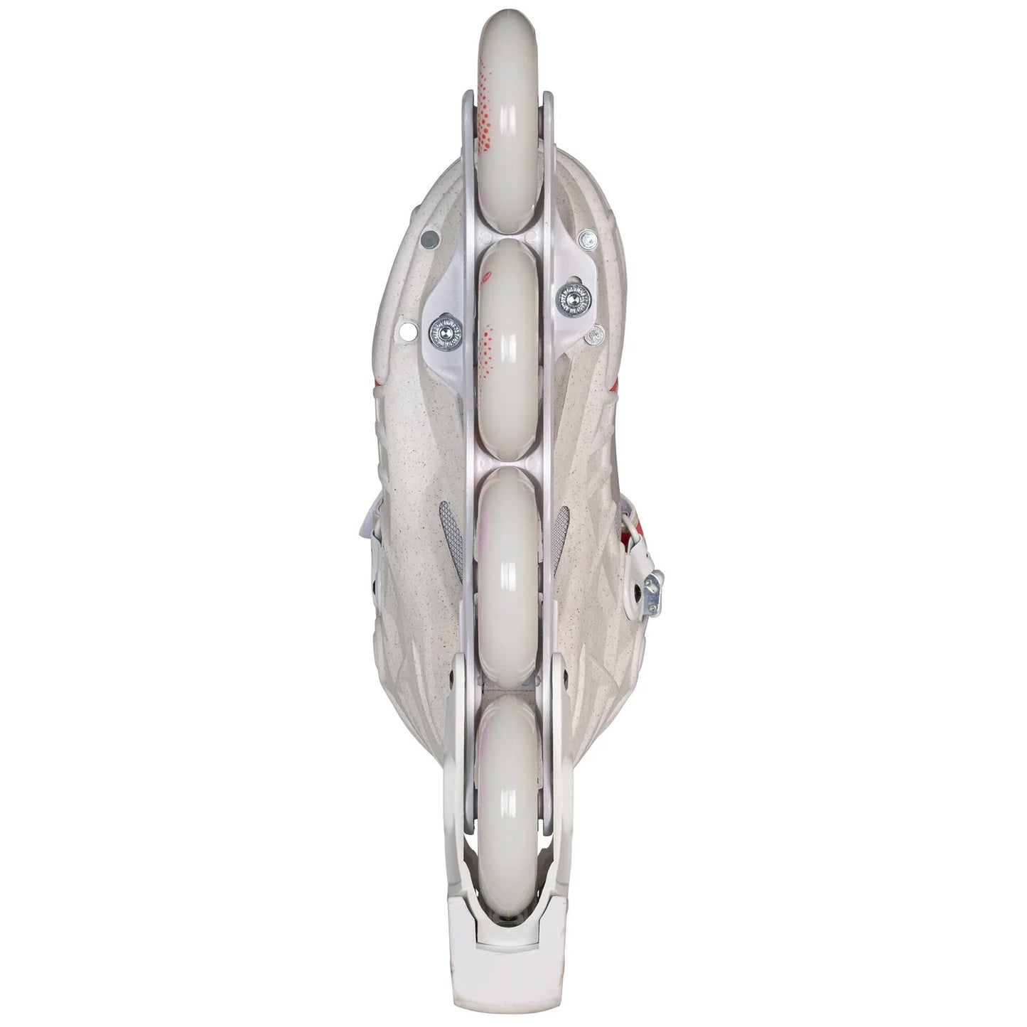 Powerslide Phuzion Argon Peach 90 fitness inline skates with TRINITY X mount and MYFIT Recall liner