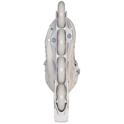 Powerslide Phuzion Argon Peach 90 fitness inline skates with TRINITY X mount and MYFIT Recall liner