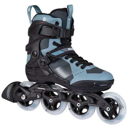 Powerslide Phuzion Argon Grey 90 fitness inline skates with TRINITY X mount and 90 mm wheels