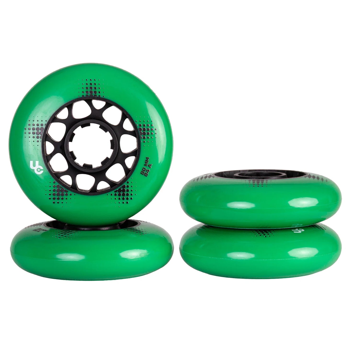Team PRO 80mm/84A Green, 4-Pack