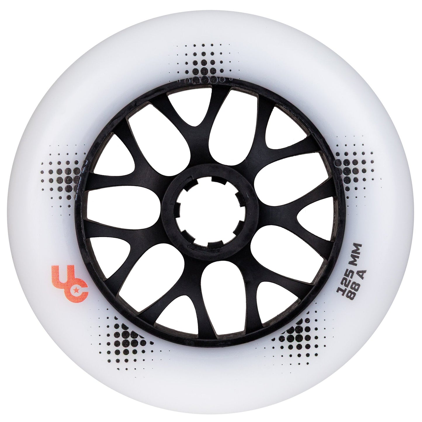 Team PRO 125mm/88A White, 3-pack