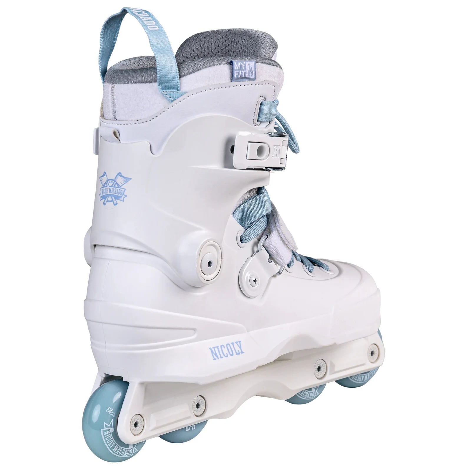 USD Aeon 60 Nicoly Pro aggressive inline skates with unibody frame and MYFIT Prime liner