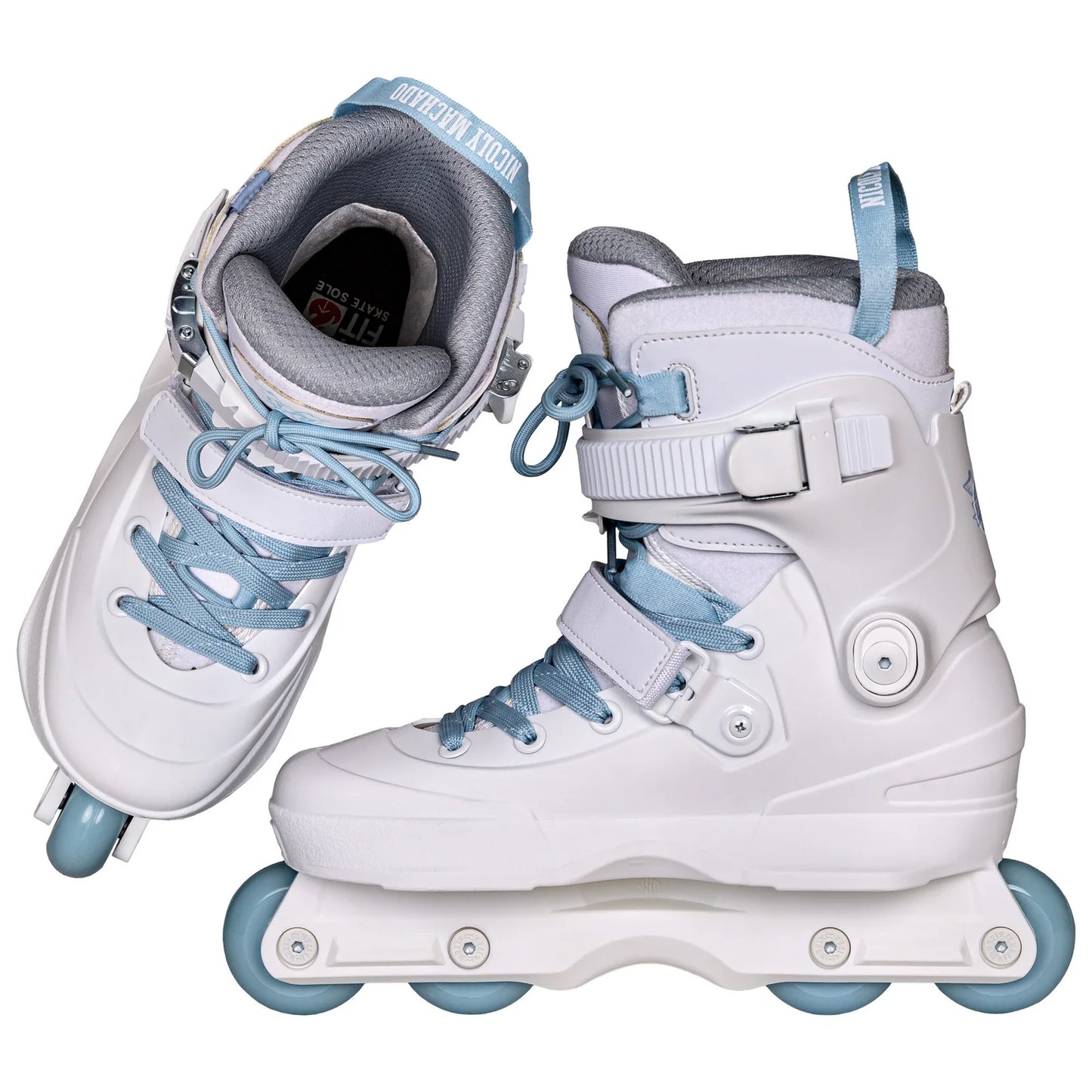 USD Aeon 60 Nicoly Pro aggressive inline skates with unibody frame and MYFIT Prime liner