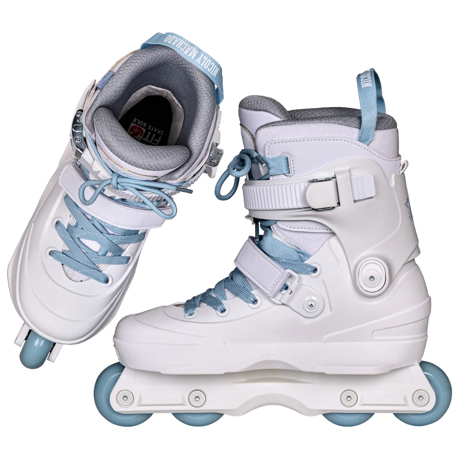 USD Aeon 60 Nicoly Pro aggressive inline skates with unibody frame and MYFIT Prime liner