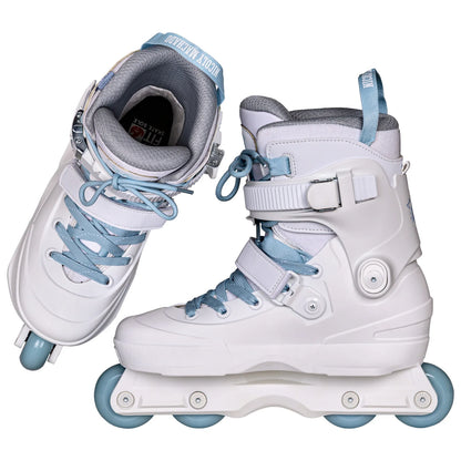 USD Aeon 60 Nicoly Pro aggressive inline skates with unibody frame and MYFIT Prime liner