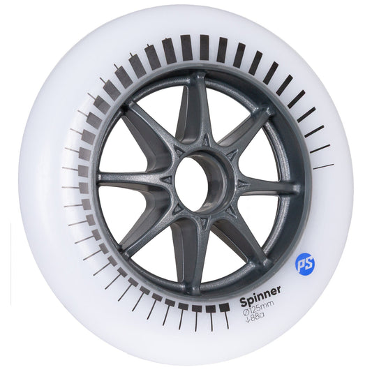 Spinner 125mm/88A White, 3-pack