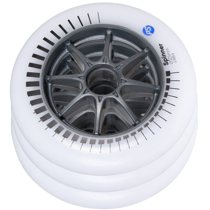 Spinner 125mm/88A White, 3-pack