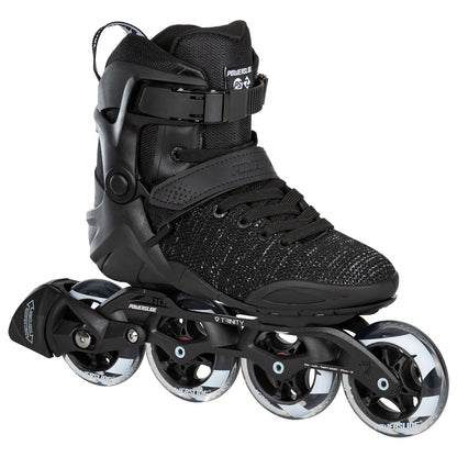 Powerslide Phuzion Xenon Black 90 fitness inline skates with TRINITY mount and 90 mm wheels