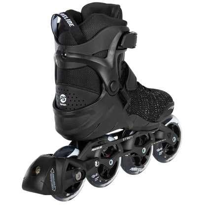Powerslide Phuzion Xenon Black 90 fitness inline skates with TRINITY mount and 90 mm wheels