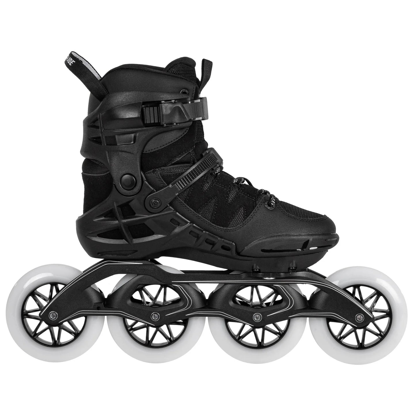 Powerslide Phuzion Argon Road Black 110 fitness inline skates with TRINITY mount and MYFIT liner