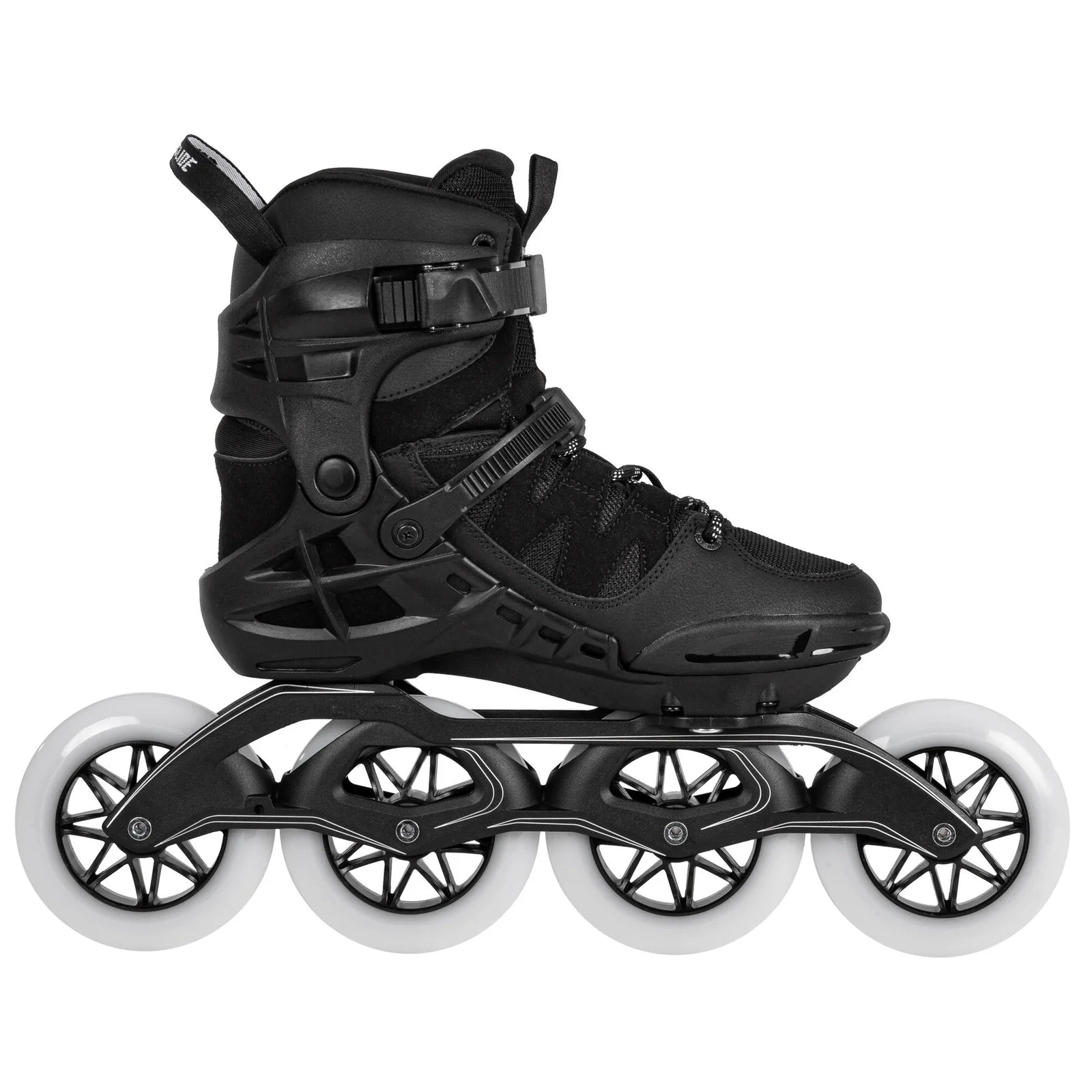 Powerslide Phuzion Argon Road Black 110 fitness inline skates with TRINITY mount and MYFIT liner