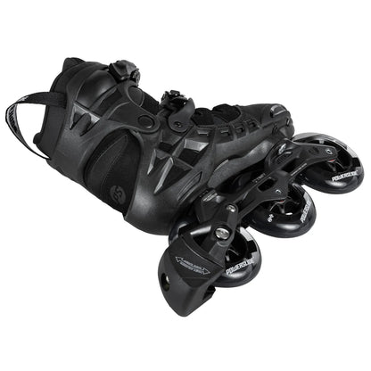 Powerslide Phuzion Argon Black 100 fitness inline skates with TRINITY mounting and 100mm wheels