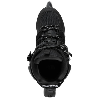 Powerslide Phuzion Argon Black 100 fitness inline skates with TRINITY mounting and 100mm wheels