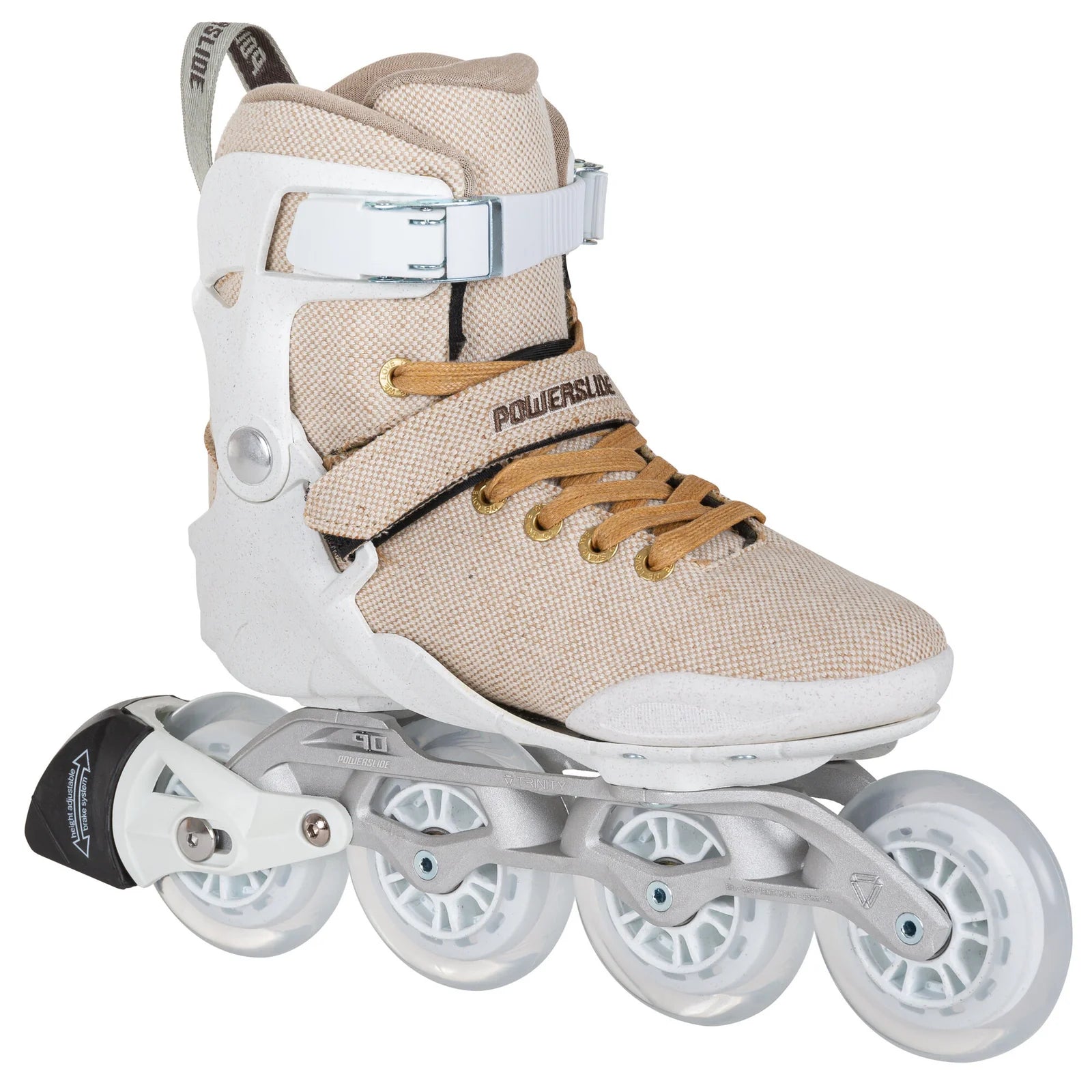 Powerslide Phuzion RFC 90 eco-friendly fitness inline skates with TRINITY frame and 90mm wheels
