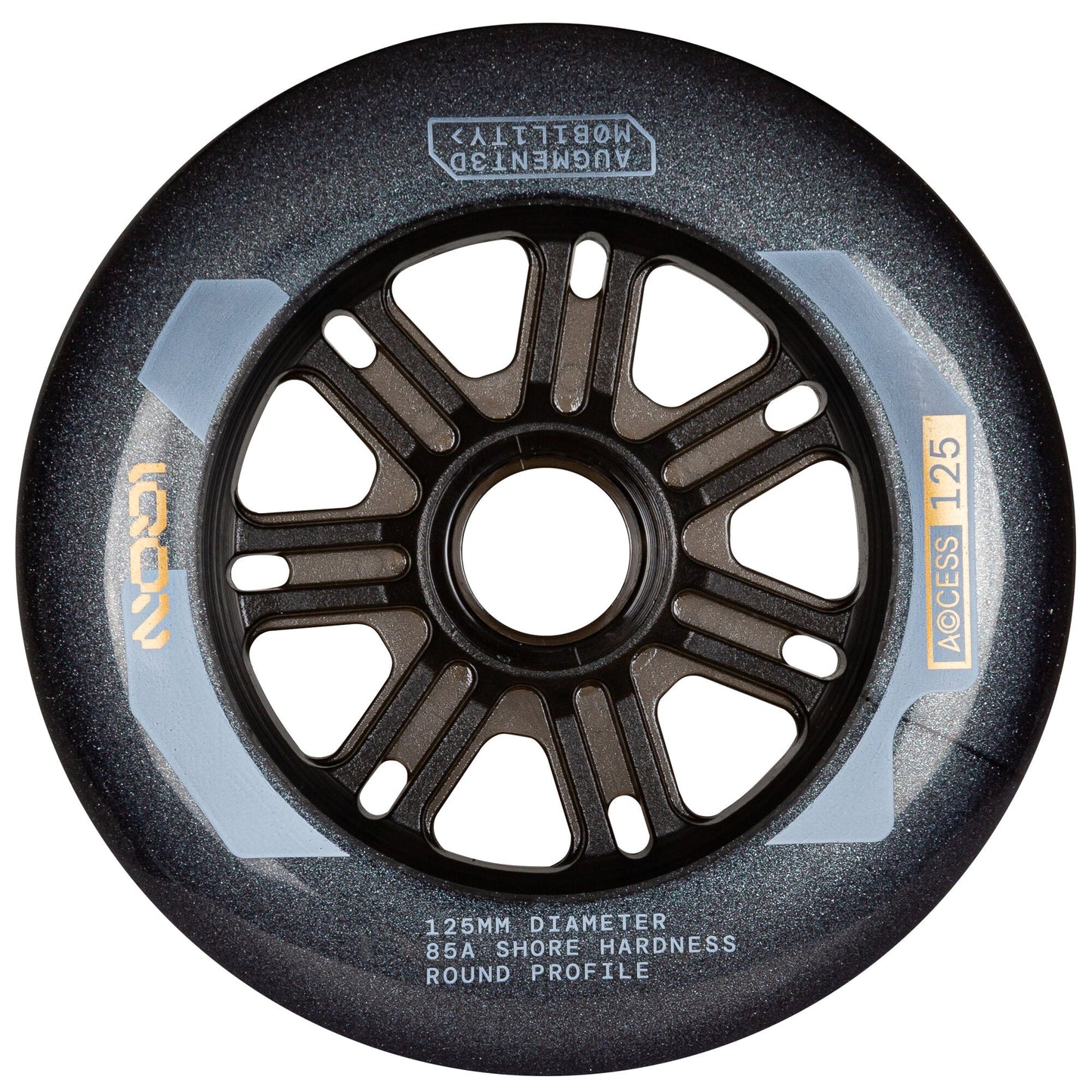 Access 125mm/85A Dark Grey, 3-pack