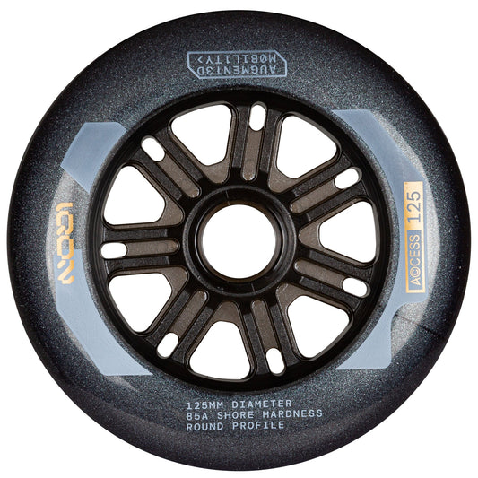 Access 125mm/85A Dark Grey, 3-pack