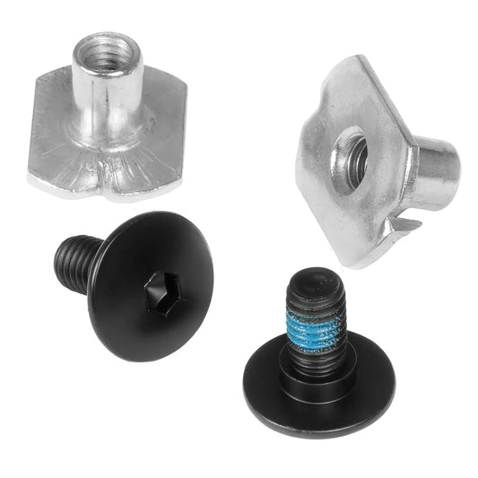 Cuff Screw + Anti Rivet fitting Next Black, 2-pcs (Ready to ship in Colombia 🇨🇴)