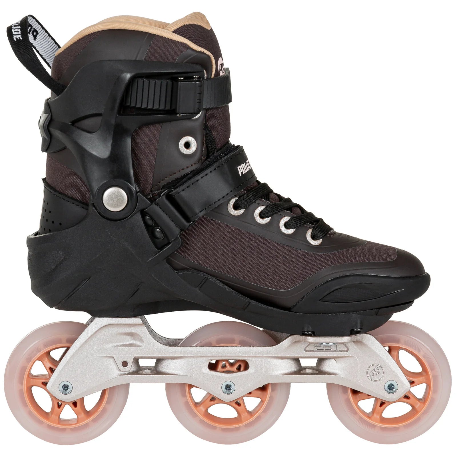 Powerslide Phuzion Radon Bronze 90 fitness inline skates with TRINITY X system for smooth, daily skating