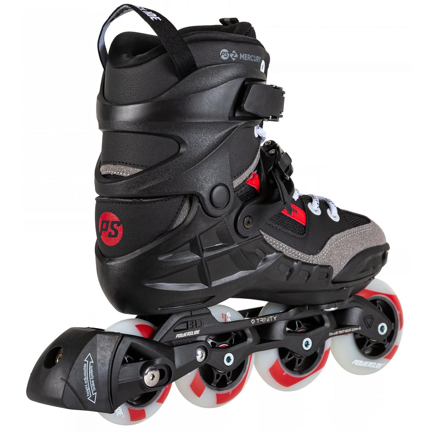 Powerslide Phuzion Mercury 80 fitness inline skates with TRINITY X frame for comfort and performance