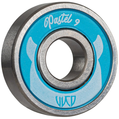 Wicked Pastel 9 ABEC 9 inline skate bearings with chrome-steel construction