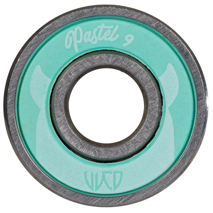 Wicked Pastel 9 ABEC 9 inline skate bearings with chrome-steel construction