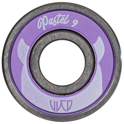 Wicked Pastel 9 ABEC 9 inline skate bearings with chrome-steel construction