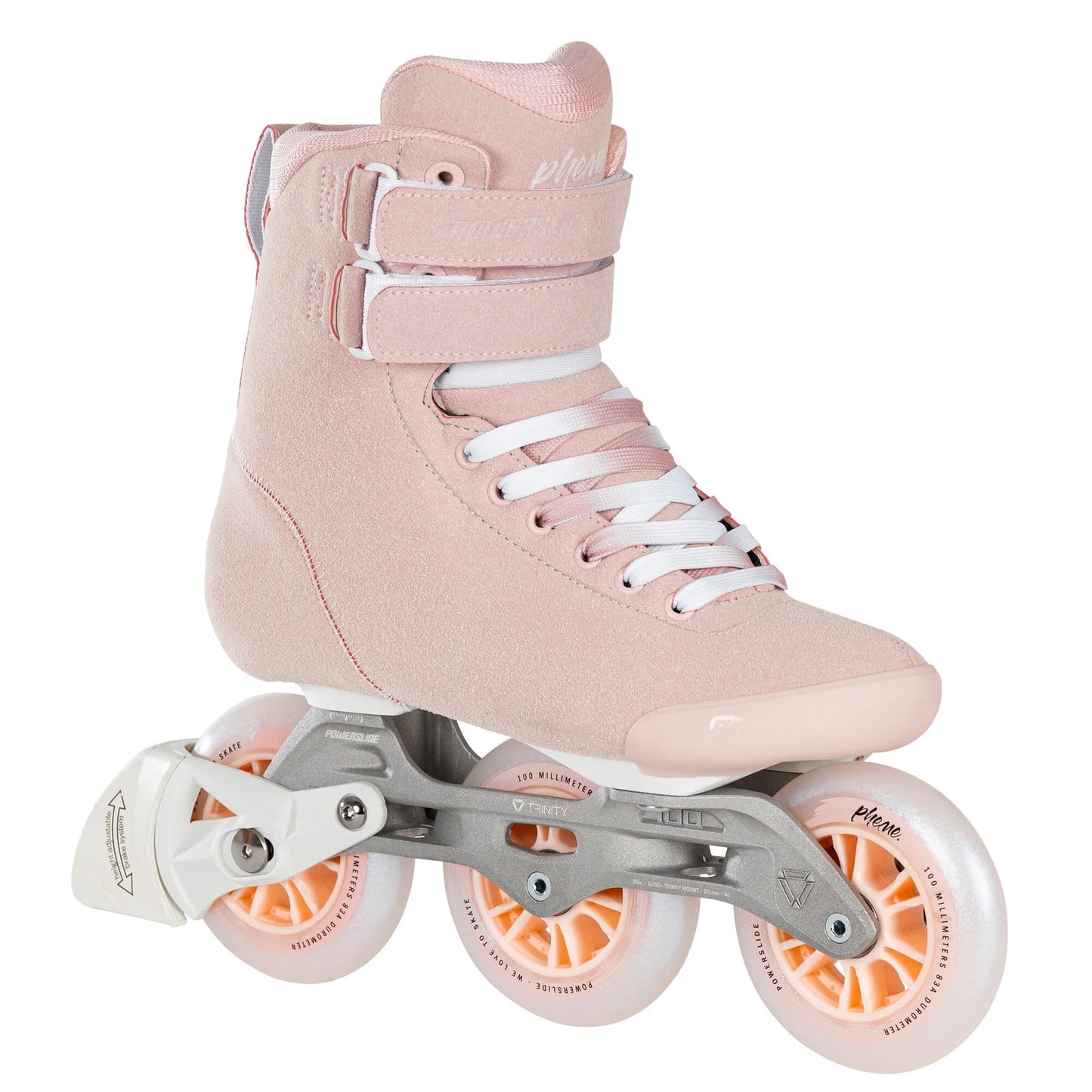 Powerslide PHEME Pink 100 fitness inline skates for women – elegant and high-performance