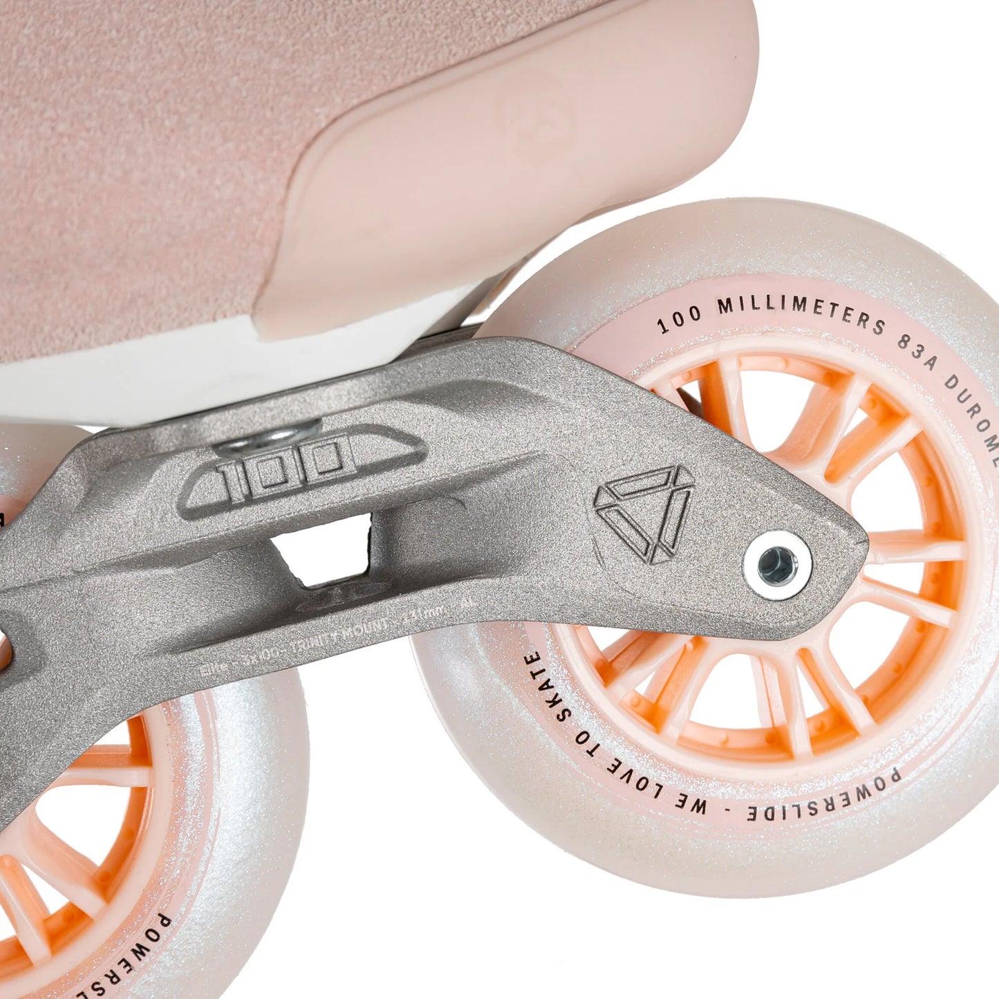 Powerslide PHEME Pink 100 fitness inline skates for women – elegant and high-performance