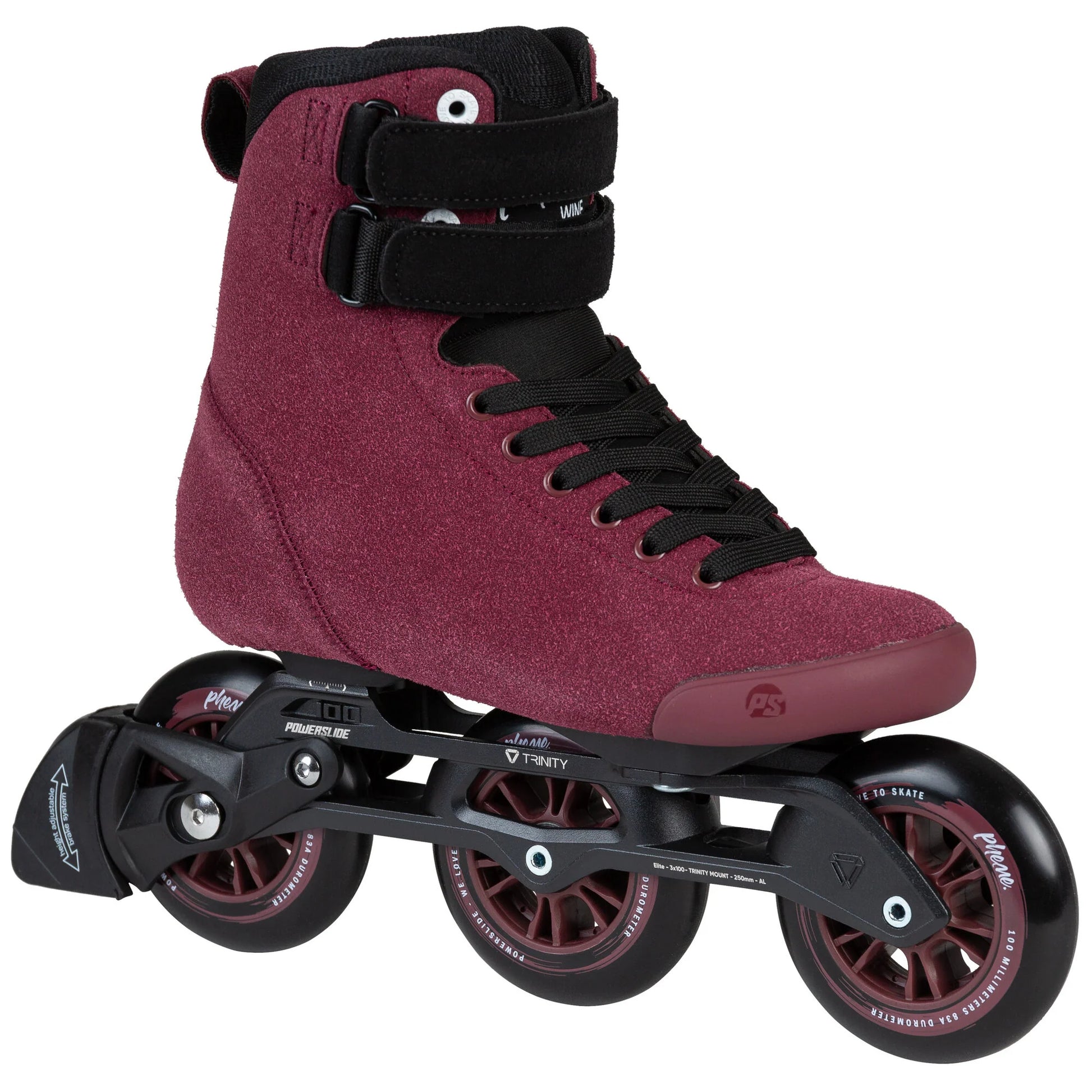 Powerslide PHEME Wine 100 fitness inline skates for women – elegant and high-performance