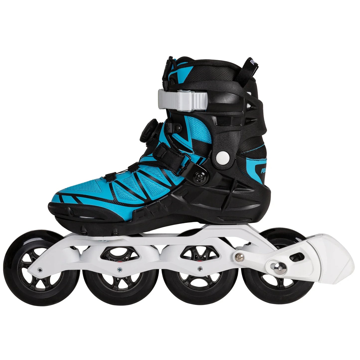 Powerslide Phuzion Argon Bluebird 100 fitness inline skates with TRINITY mounting and 100 mm wheels