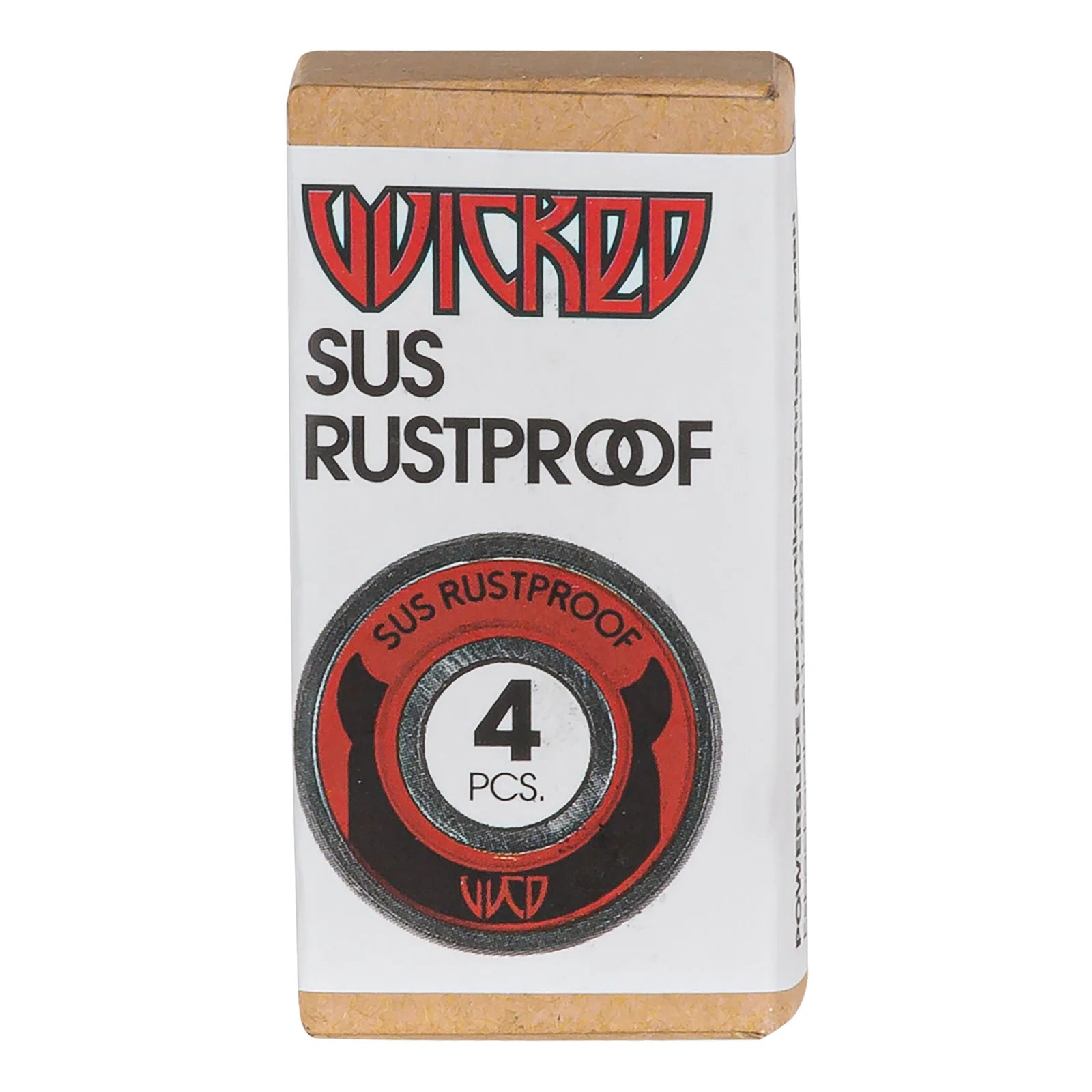 Wicked SUS Rustproof bearings for wet-condition inline skating
