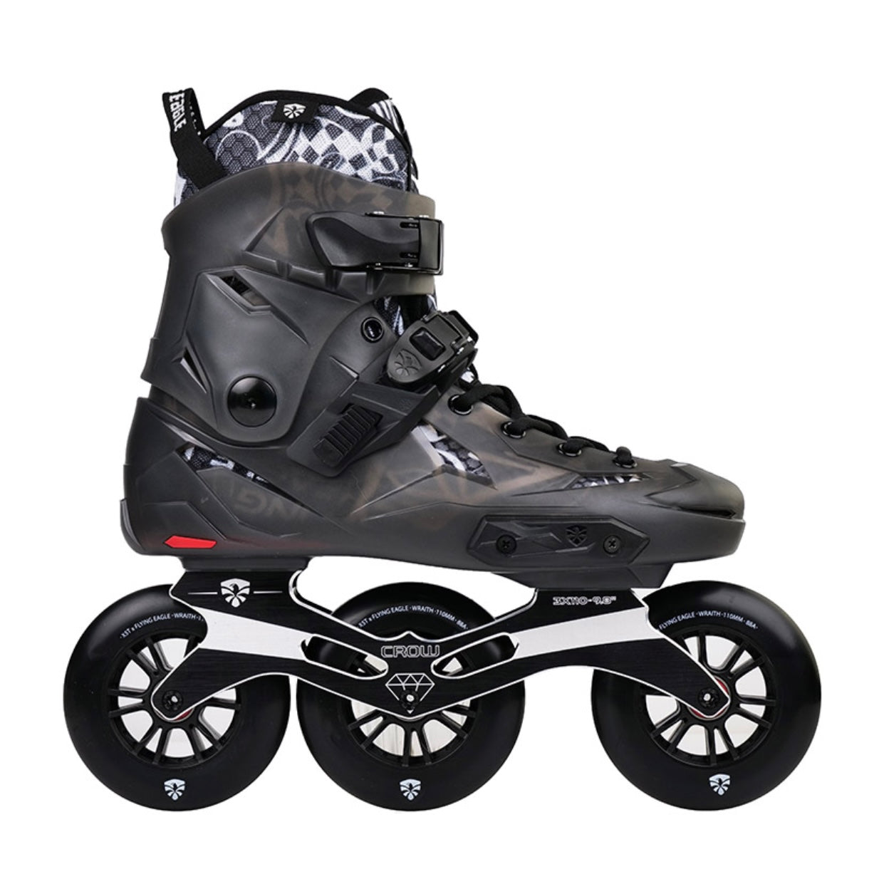 Flying Eagle X5T Spectre Tri Black urban freeskates for city and route skating