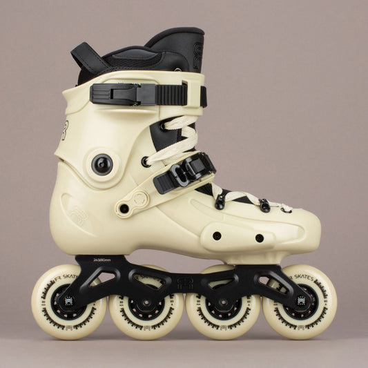 FR Skates FR3 80 Sand urban freeride inline skates with rockerable X3R frame.